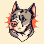 Anime Pitbull Tattoo