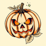 Anime Pumpkin Tattoo