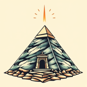 Anime Pyramid Tattoo