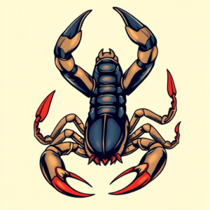 Anime Scorpio Tattoo