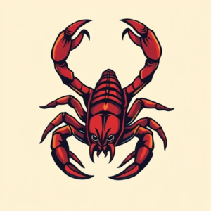 Anime Scorpion Tattoo