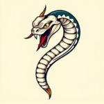 Anime Serpent Tattoo