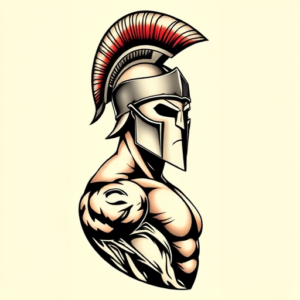 Anime Spartan Tattoo