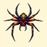 Anime Spider Tattoo