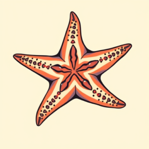 Anime Starfish Tattoo