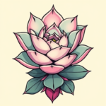 Anime Succulent Tattoo