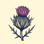 Anime Thistle Tattoo