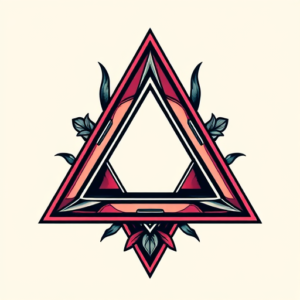 Anime Triangle Tattoo