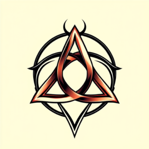 Anime Triquetra Tattoo