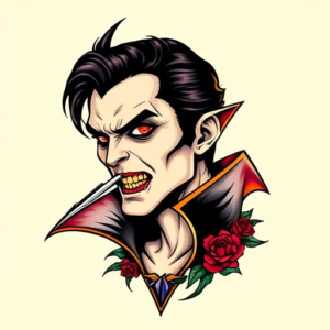 Anime Vampire Tattoo