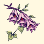 Anime Wisteria Tattoo