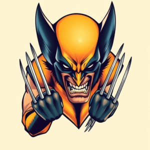 Anime Wolverine Tattoo