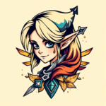 Anime Zelda Tattoo