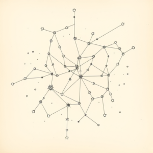 Artistic Sketch Constellation Tattoo