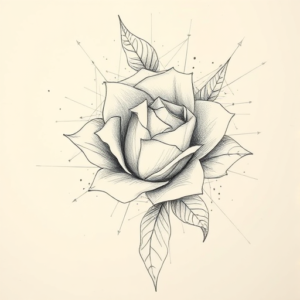 Artistic Sketch Emerald Tattoo