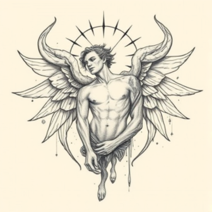 Artistic Sketch Incubus Tattoo