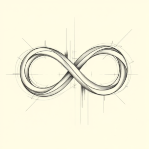 Artistic Sketch Infinity Tattoo