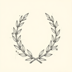 Artistic Sketch Laurel Tattoo