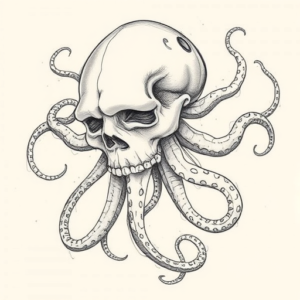 Artistic Sketch Medusa Tattoo