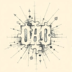 Artistic Sketch Puzzle Tattoo