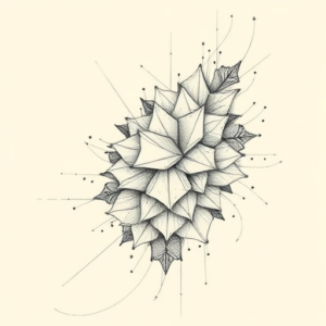Artistic Sketch Scale Tattoo