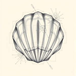 Artistic Sketch Shellback Tattoo