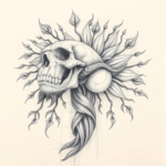 Artistic Sketch Sisyphus Tattoo