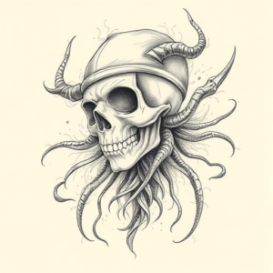 Artistic Sketch Voodoo Tattoo
