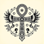 Aztec Ankh Tattoo