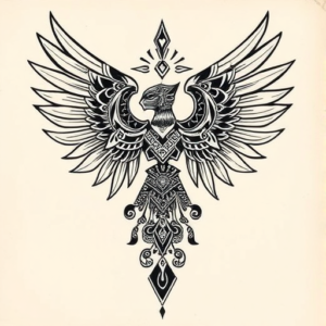 Aztec Archangel Tattoo