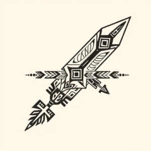 Aztec Arrowhead Tattoo