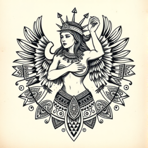 Aztec Artemis Tattoo