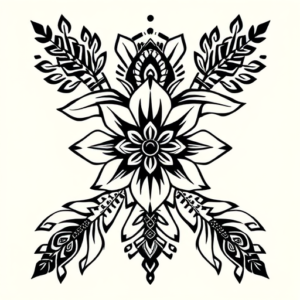 Aztec Bluebonnet Tattoo