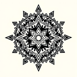 Aztec Christmas Tattoo