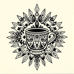 Aztec Coffee Tattoo