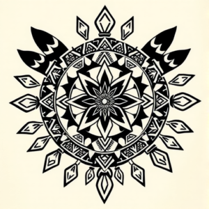 Aztec Crochet Tattoo