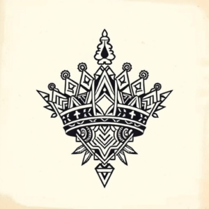 Aztec Crown Tattoo