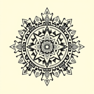 Aztec Crusader Tattoo