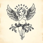 Aztec Cupid Tattoo