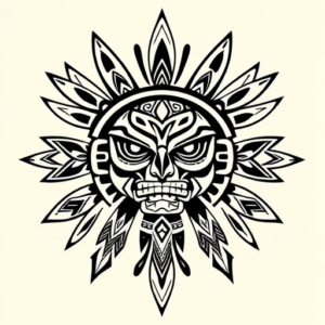 Aztec Cyber Tattoo
