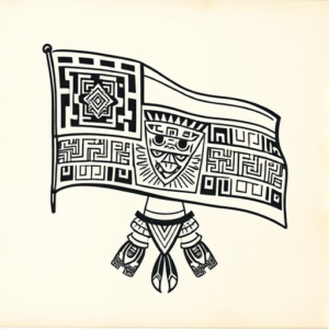 Aztec Flag Tattoo