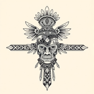 Aztec Gladiator Tattoo