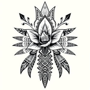 Aztec Gladiolus Tattoo