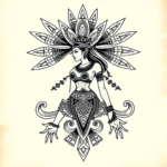 Aztec Goddess Tattoo