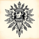 Aztec Hercules Tattoo