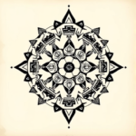 Aztec Honeycomb Tattoo