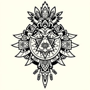 Aztec Icarus Tattoo