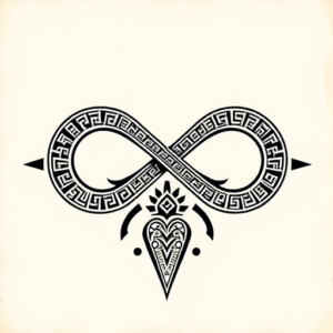 Aztec Infinity Tattoo