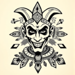Aztec Joker Tattoo