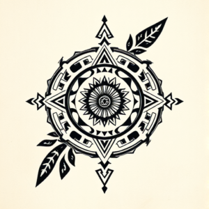 Aztec Kintsugi Tattoo